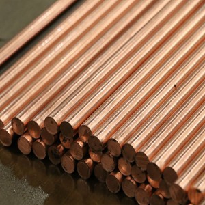 赤い銅のスティック