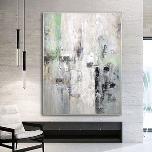 純粋な手描きの大きな壁アート油絵抽象的な家の装飾絵画