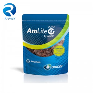 高障壁のエコリサイクル可能な食品や非食品の包装のためのポーチをジッパーで止める