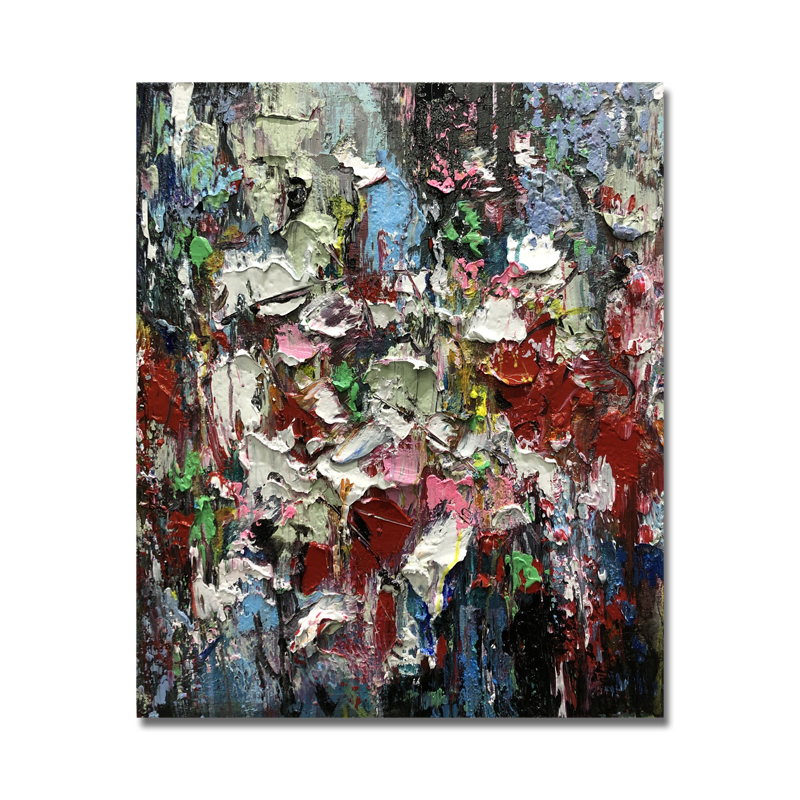 Wholesale階段エントランス壁装飾現代美術抽象ハンドメイドオイルキャンバス絵画絵画