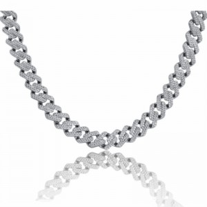 ヒップホップホットスタイルミントキューバネックレス