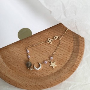 スタームーンパールブレスレット