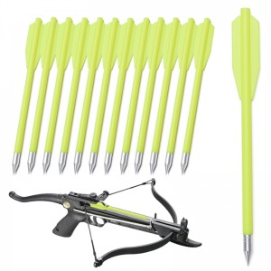 エレンアウトドア110298 6.5インチプラスチッククロスボウボルトピストルクロスボウ用鋼点