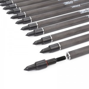NIKAアーチェリー113167-13 ID6.2mm 7.5インチカーボンファイバークロスボウボルトCOBRAシステムADDER/R9/R9 \\\\ NRXアーチェリー撮影