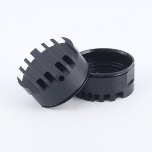 カスタム押出CNCの機械加工陽極酸化丸アルミ製ヒートシンクアルミ黒LEDプロファイルヒートシンク