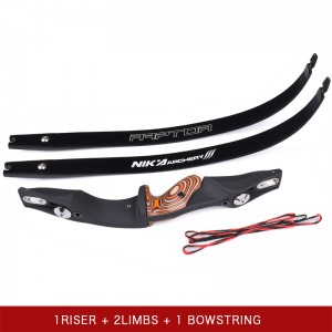 Nika Archery 220053 60インチRecurve bow with 17inch rh/lh Riser Target Sport Shooting&hunting
