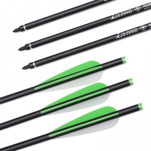 エレンアウトドア116049-04 ID7.62mm 20インチロールファイバーグラスボルトアーチェリー撮影クロスボウボルト