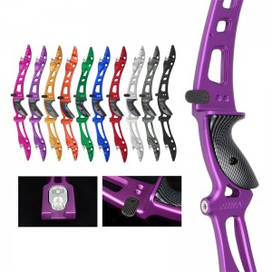 ニカアーチェリー221006 25インチILF 6061弓ターゲット射撃のためのアルミニウムアーチェリーライザー