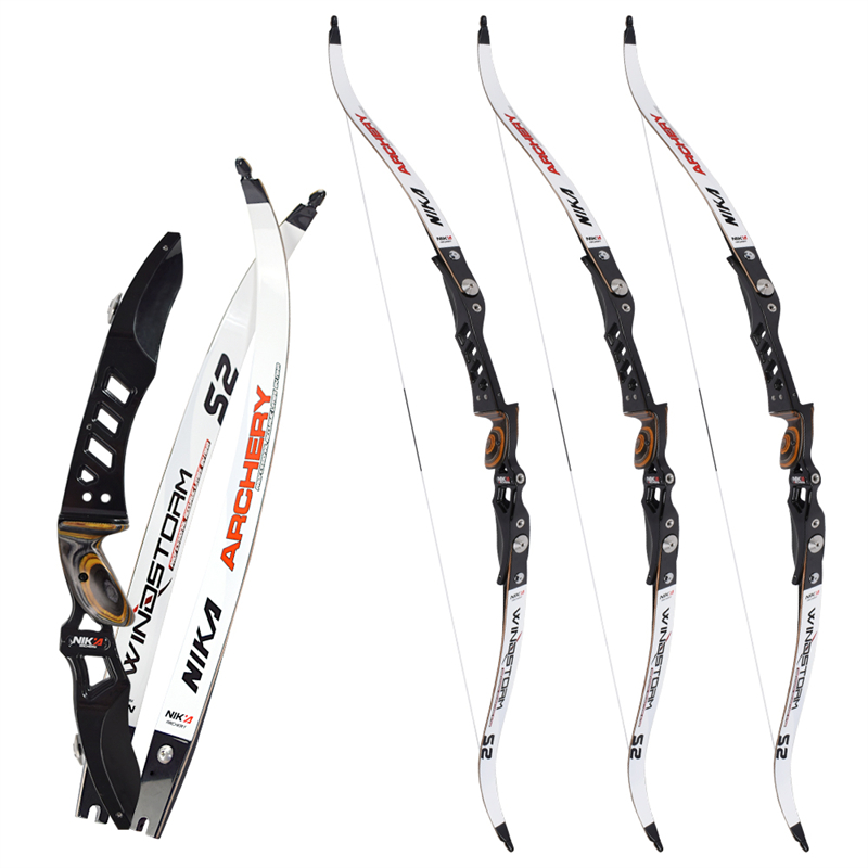 Nika Archery 210018 64Inch RH ILF Recurve Outdoor Sport Target Shooting Practiceの弓busurの再送り