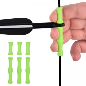 フィンガー保護を使用したエレンアウトドア42FT09指ガード弓弦ゴムガードアーチェリー撮影