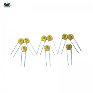 電源用のオリジナルODM抵抗器サプライヤーイエローシリコン10D221直径10mm金属酸化物MOVバリスタ