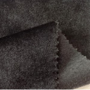 リサイクルシングルサイドベルベットガバジン