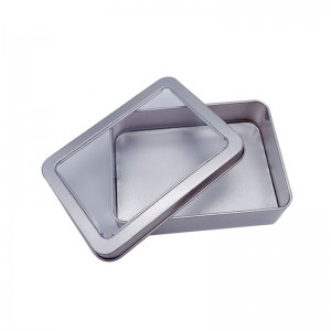 長方形の錫箱（125mm * 90mm * 35mm）特殊形の箱