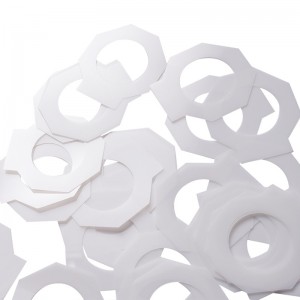 白いペットマイラーシート0.125mm難燃性絶縁シートモーター電気機器を形成するマイラーシートを形成