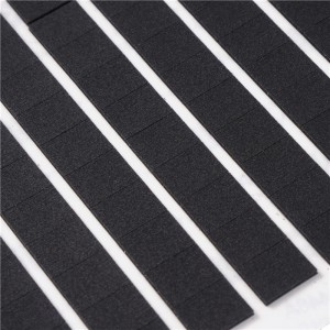 特殊形のポロンLE-20フォーム衝撃吸収と圧縮黒泡0.5mm難燃性フォーム供給