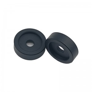 Dongguan固体カーボンCNCの機械加工自動プラスチック&RUBBER機械部品ねじカバー