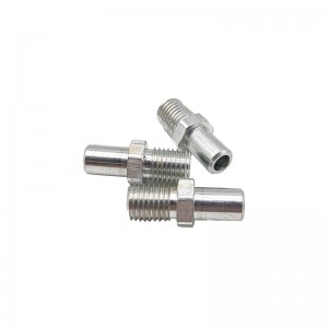 中国六角形の機械加工は注文の金属製の鋼鉄CNC部品を回しました