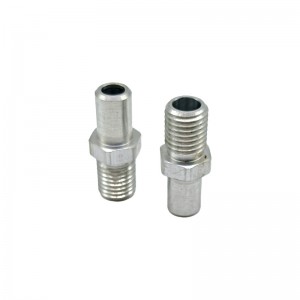 中国六角形の機械加工は注文の金属製の鋼鉄CNC部品を回しました