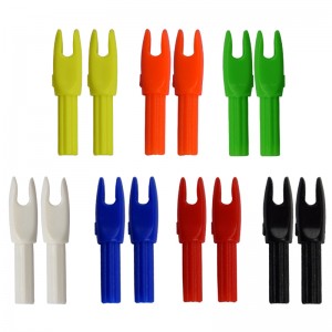 ニカアーチェリー14N808アーチェリーカーボン矢印射撃のためのプラスチック矢印鼻を挿入する