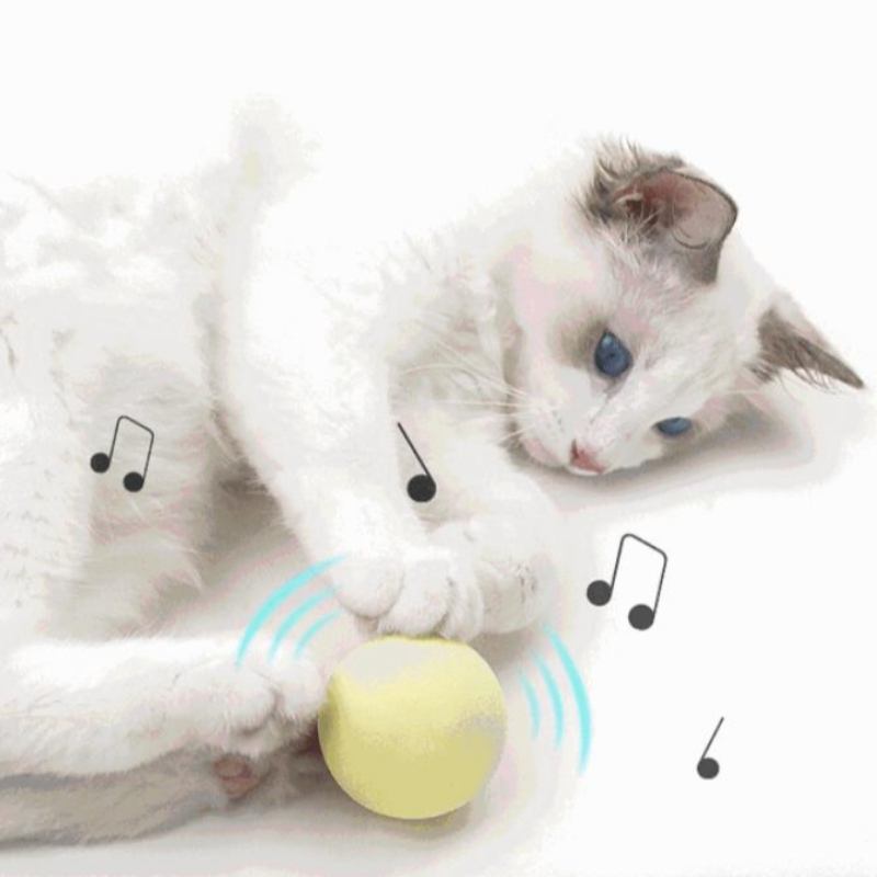 Amazonの新しいペットの重力コールボール猫の自己ねえ反退屈な供給のお気に入りキャットスティックミントボールサウンドグッズ