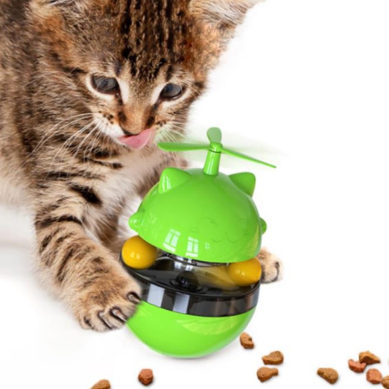 無料サンプルAmazon Cat Toysペット用品ターンテーブルおもちゃの漏洩食品ボール面白い猫スティック自己猫のおもちゃ
