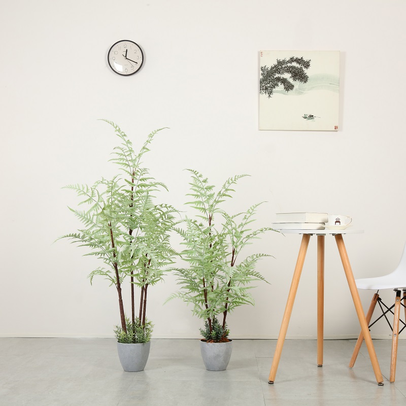 販売のための鍋が付いている現実的な偽の植物人工植物人工の木