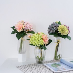 熱い販売の美しいロマンチックな結婚式のテーブルの装飾ブライダルブーケ人工絹の花