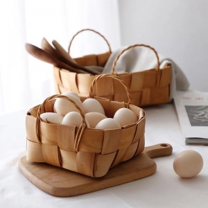 ウッドチップバスケット