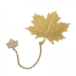 昇進の真鍮のブックマーク広告ゴールドくるみのロゴのお土産金属のブックマーク