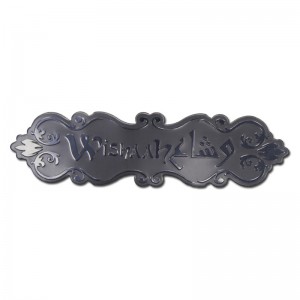 金属金陽極酸化カスタマイズされたアルミニウム香水ステッカー