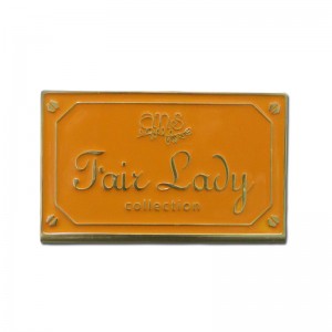 高品質カスタムブランドファッションマット仕上げ金属名ラベルシルクプリントアルミニウムビジネス訪問カード