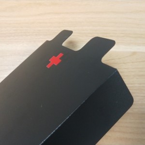 簡単な折りたたみ式PC電池の絶縁シートの黒いシルクスクリーン印刷の絶縁性ガスケットDongguan高温マイラーシート