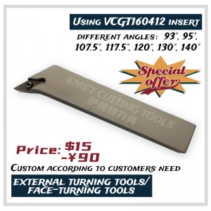 EMET切削工具、外部旋削工具、顔面旋削工具、鋼旋削工具、SVJC2525M16、SVJC/SVJP、SVQC/SVQP、SVVC/SVVP、SVXC/SVXP、SVZC/SVZP、VCGT16、VCGT22 、VPGT22