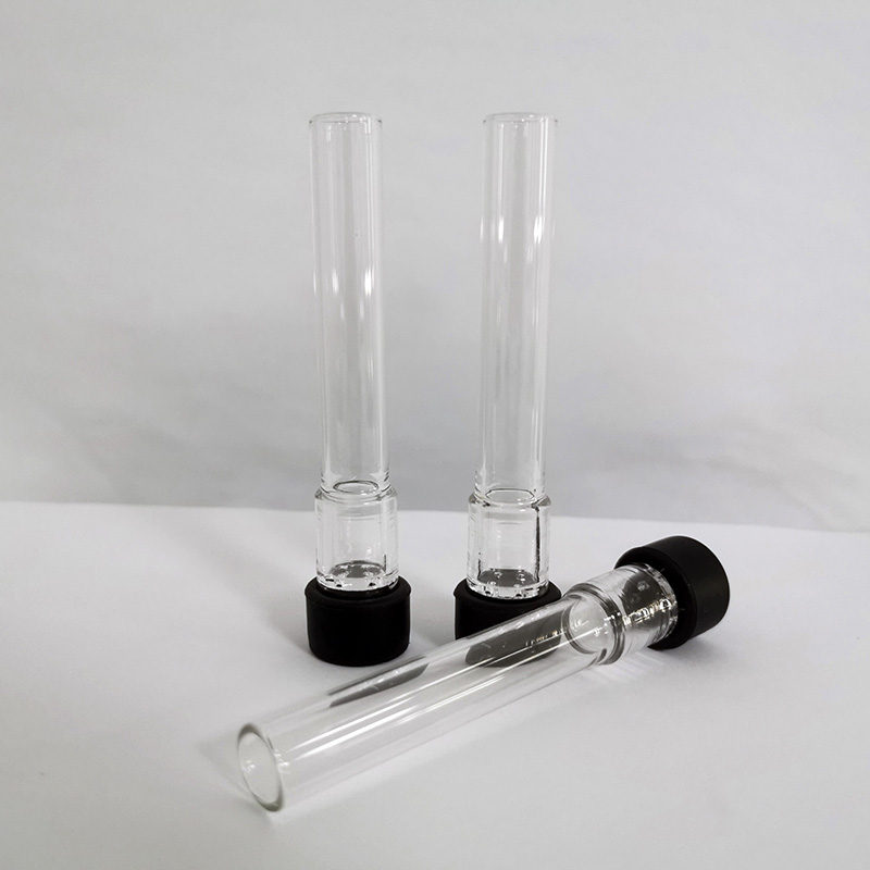 90mmの交換用ガラスアロマチューブステムストレート