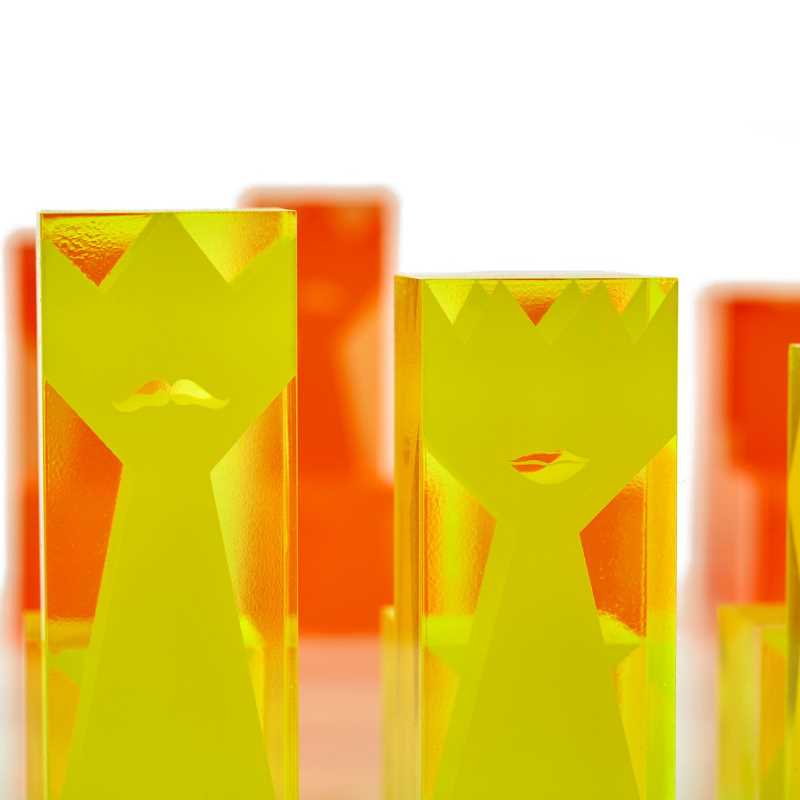 熱い販売の子供たちと大人のアクリルチェスセット