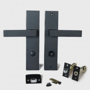 6203モダン亜鉛合金フロントドアハンドルロックエントリハンドルセットフロントドアロックセット