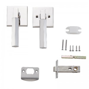 S7136ユニークな六角形のデザインドアレバーハンドルヘビーデューティパッセージレバーセット