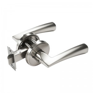 R7604隠されたネジ付きプライバシーレバードアハンドル設置簡単なロックレバーセット