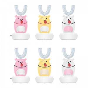 安全な超音波シリコーンの子供たち\\\\ \'電動の歯ブラシ子供音楽ブラシ