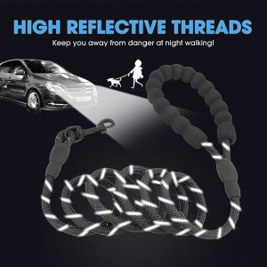 Amazonの熱い販売の頑丈な登山のナイロンロープの反射犬のひもペットのリード