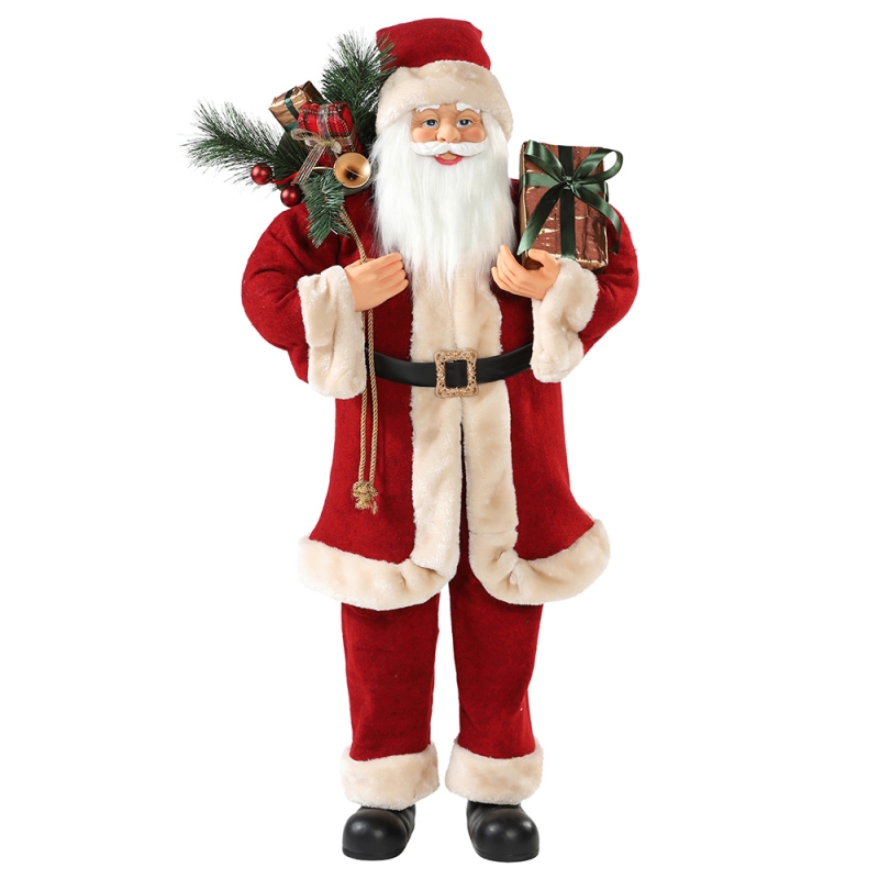 ギフトバッグの飾りの装飾祭の休み置物のコレクションの伝統的なクリスマスと30~110cmのクリスマスのサンタクロース