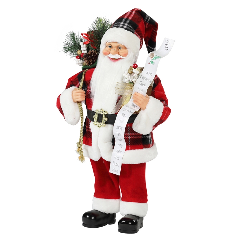 ギフトバッグ飾り装飾の伝統的な休日の置物コレクションクリスマスシリーズの30~110cmクリスマスサンタクロース