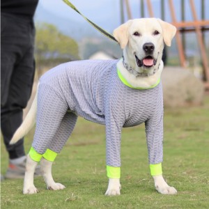 ペットパーカー卸売コットンフリースソフトウォームドッグ服ハーネス犬パジャマペット服