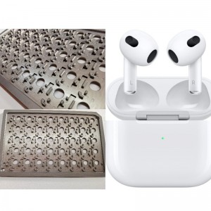 イヤホンテストパーツ、機械加工部品、CNC機械加工部品、部品、試験治具、テストパーツ