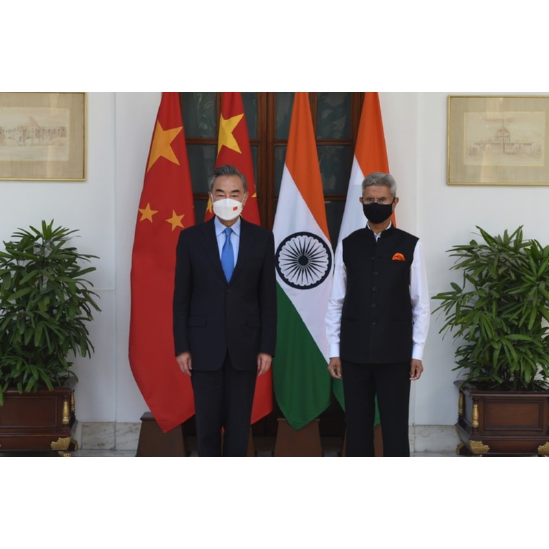 中国 - インドの国境平和が強調されました