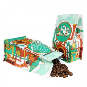 8サイドシールの自立型バッグ