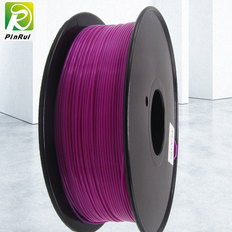 Pinrui高品質1kg 3D Plaプリンタフィラメント透明紫色