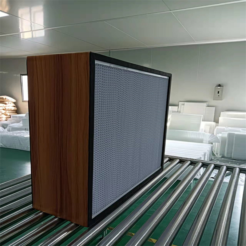 安定した空気速度が付いている木製のフレームの注文のクリーンルームの深いプリーツHVAC HEPAのパネルフィルター