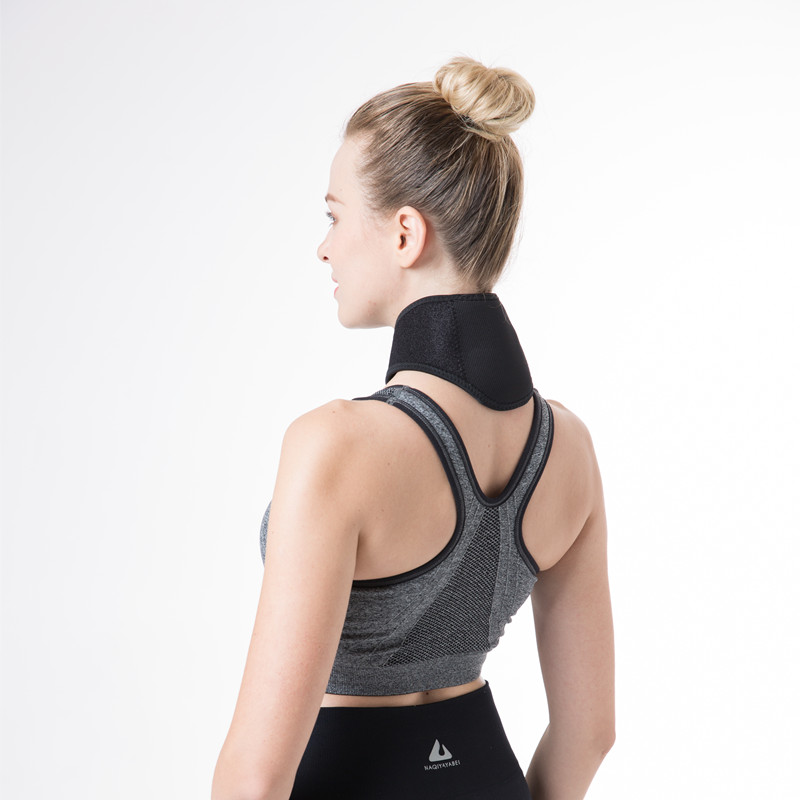 Amazon Therapy Hewed Neck Lap、頭痛の硬い、首の痛みの軽減、暖かい用の調節可能な首の暖房パッド
