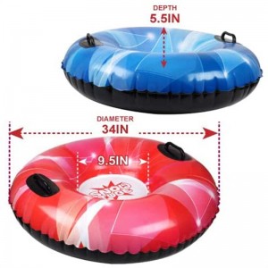 冬の屋外の親子のインタラクティブなおもちゃの子供たち、NFlatable Snow Tube